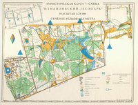 Измайловский лесопарк схема