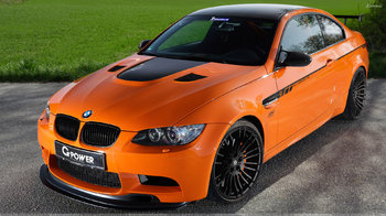 G Power BMW M3 Tornado RS Front Top Pose In Orange.jpg