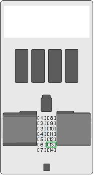 Блок предохранителей в салоне №2 (BDC - Body Domain Controller).jpg