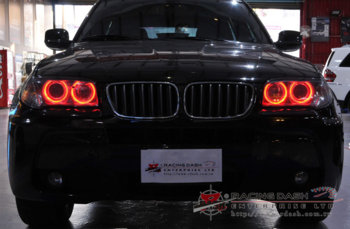 3W Red Single LED Angel Eyes Marker BMW X3  E83-D1.jpg