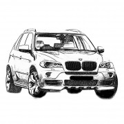 Bmw x5 e53 рисунок