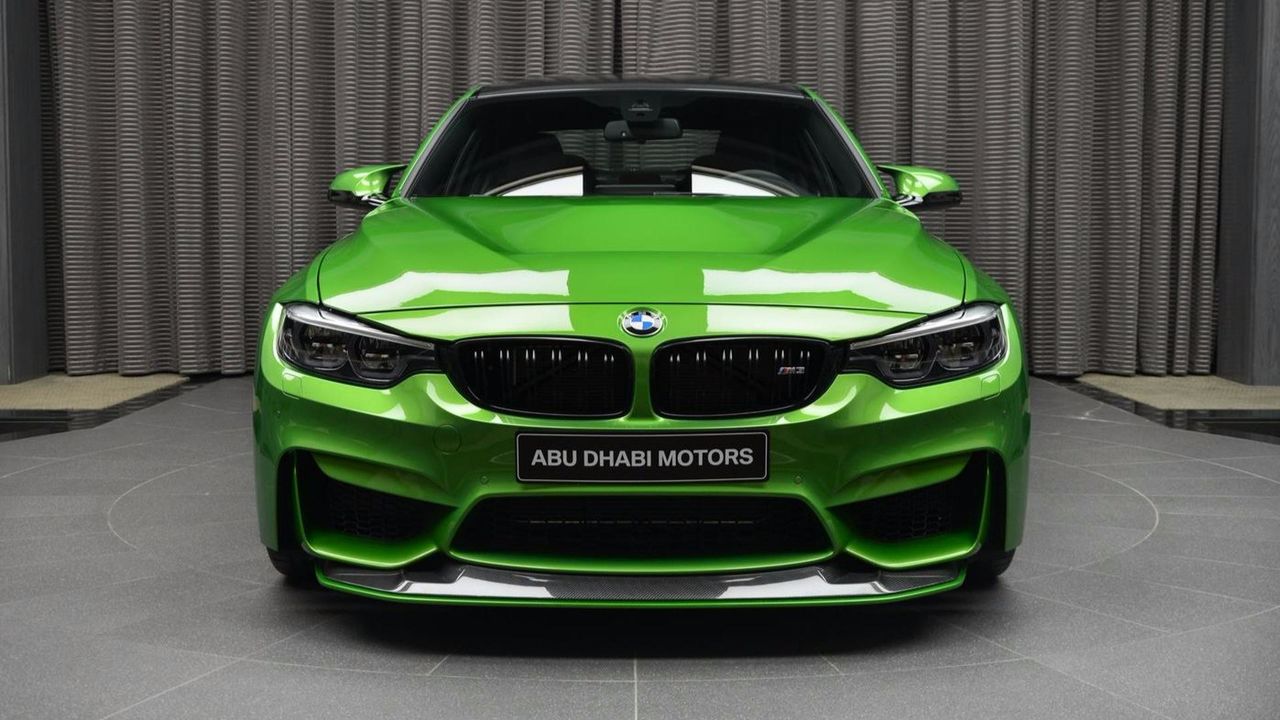 BMW m3 f80 Green