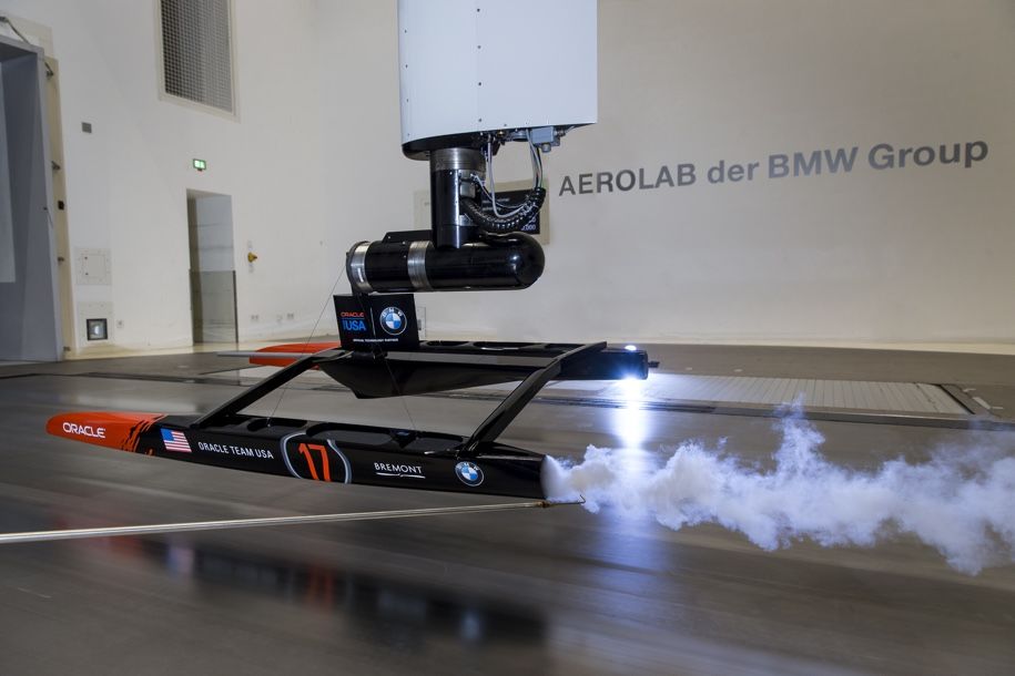 Oracle Team USA, Shooting Aerolab der BMW Group, 15.10.2015
