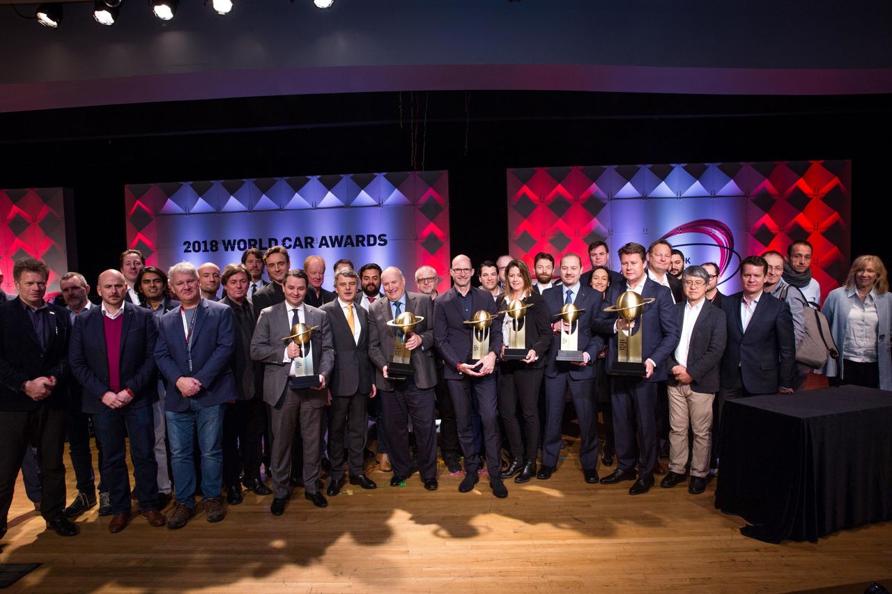Manhattan, NY - March 28, 2018: Award recipients, jurors and the steering committee at the 2018...