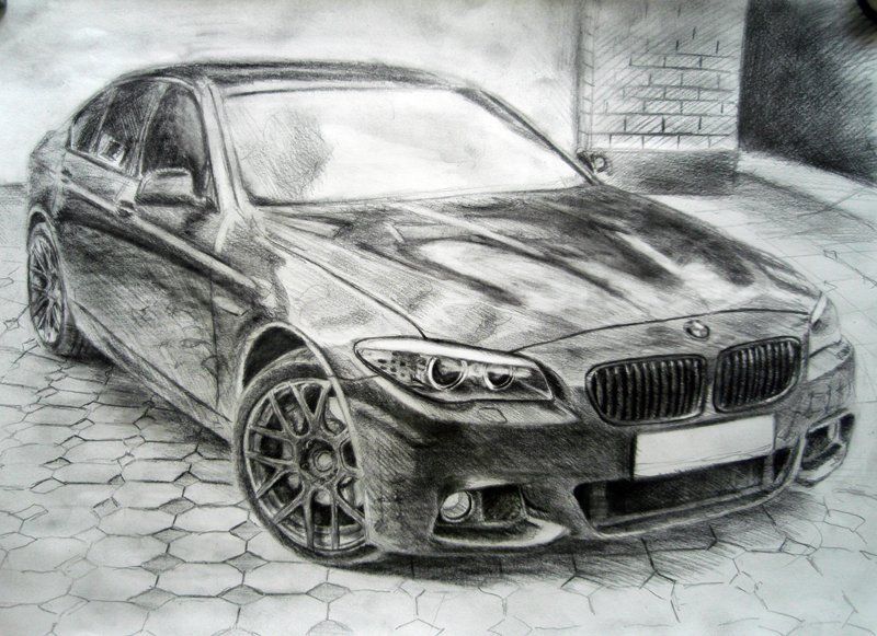 Раскраска BMW m5 f90