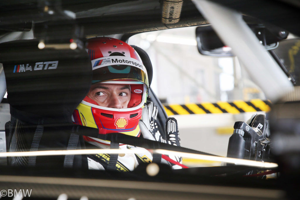 Dingolfing (GER), 18th July, BMW M Motorsport, Augusto Farfus, BMW M4 GT3 Roll out.