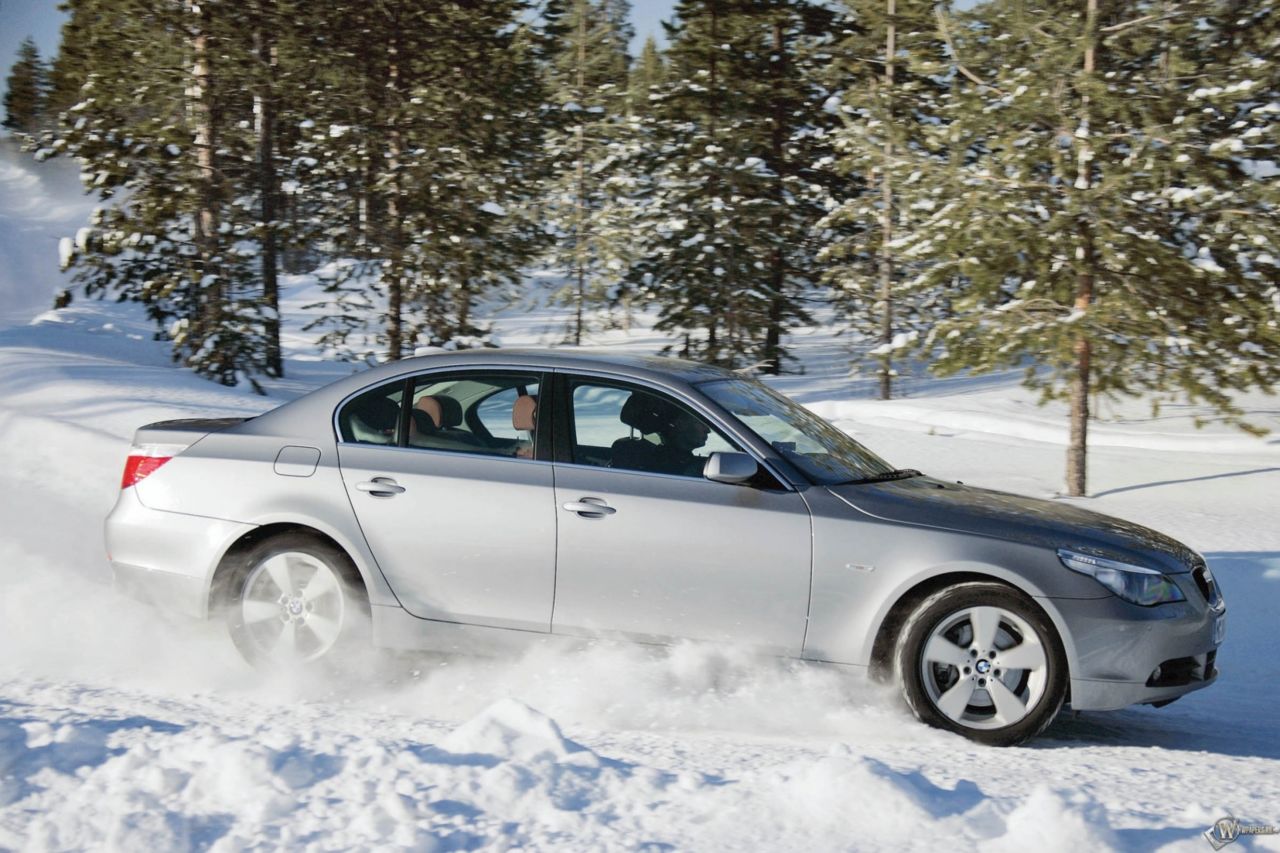 BMW 7 F Snow