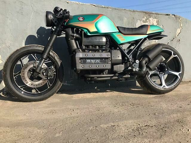 На улице замечательная погода и мне прислали фото нашего проекта с @vctuning , BMW-K 100 RS....