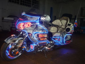 Honda GoldWing Подсветка музыка