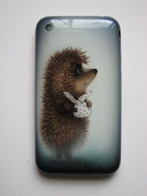 Ёжик в тумане. Аэрография на IPhone
