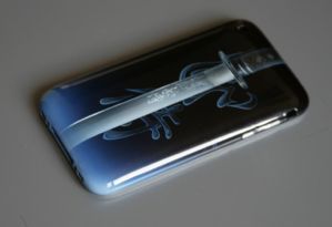 Самурай. Аэрография на IPhone