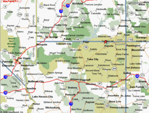 monument valley area map
