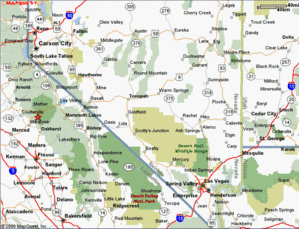 yosemiti np death valley area map