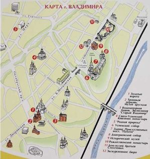 карта Владимира