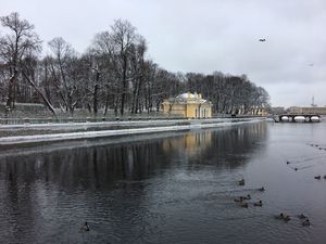 Питер зимой