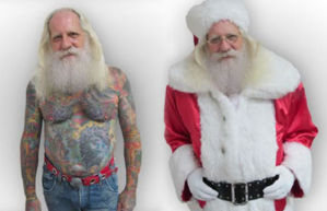 santa tat