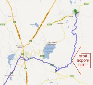 map2 to Sigiria
