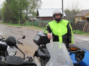 Выезд на старую смоленскую дорогу из Зубцова. Дождь и холод