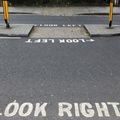 London pedestrian signs