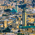 View of the Medina (Fes el-Bali) Old Fes from the Borj Sud, Fez (Fes), Morocco